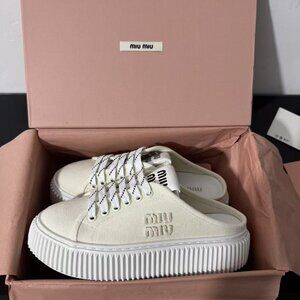 MIU MIU Women's Canvas Shoes 37